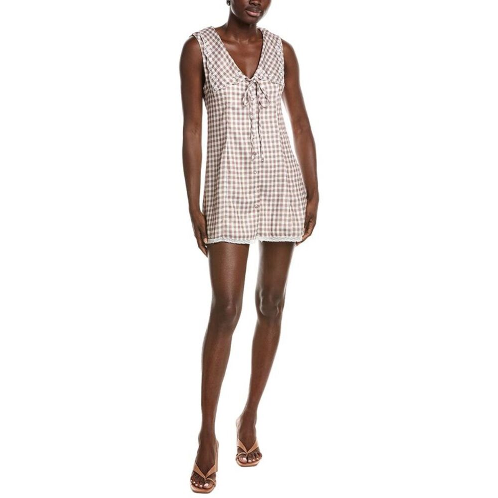 Moonsea Womens  Mini Dress, Brown